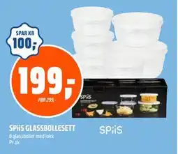 Coop Obs SPiiS GLASSBOLLESETT, NOK 199 tilbud