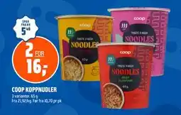Coop Obs COOP KOPPNUDLER, NOK 16 tilbud