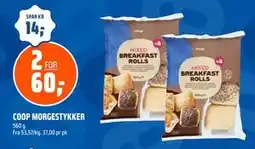Coop Obs COOP MORGESTYKKER, NOK 60 tilbud