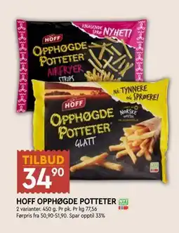 Coop Mega HOFF OPPHØGDE POTTETER, NOK 34.9 tilbud