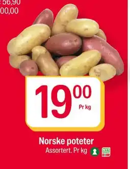 Coop Extra Norske poteter, NOK 19 tilbud