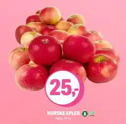 Coop Extra NORSKE EPLER, NOK 25 tilbud