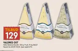 Coop Mega VALDRES OST, NOK 129 tilbud