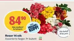 Coop Mega Roser 14 stk, Medlemspris tilbud