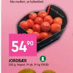 Coop Mega JORDBÆR, NOK 54.9 tilbud
