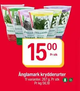 Coop Extra Änglamark krydderurter, NOK 15 tilbud