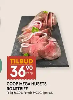 Coop Mega COOP MEGA HUSETS ROASTBIFF, NOK 36.9 tilbud