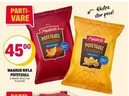 Coop Extra MAARUD RIFLA POTETGULL, NOK 45 tilbud