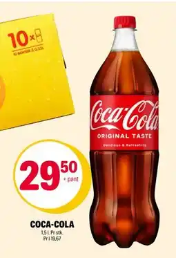 Coop Extra COCA-COLA, NOK 29.5 tilbud