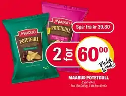 Coop Extra MAARUD POTETGULL, NOK 60 tilbud