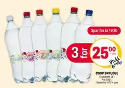 Coop Extra COOP SPRUDLE, NOK 25 tilbud