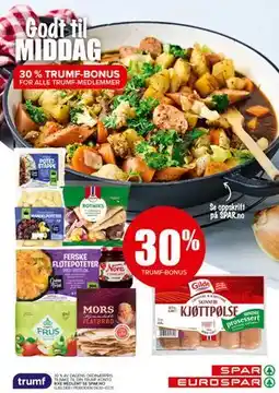 Spar Godt til MIDDAG tilbud