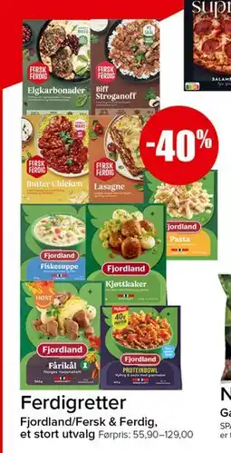 Spar Ferdigretter tilbud