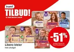 Spar Libero bleier tilbud