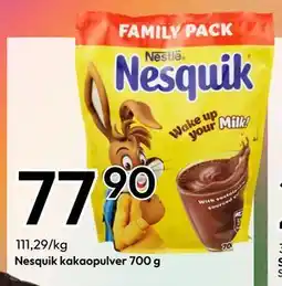Gigaboks Nesquik kakaopulver 700 g, NOK 77.9 tilbud