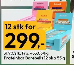 Gigaboks Proteinbar Barebells 12 pk x 55 g, NOK 299 tilbud