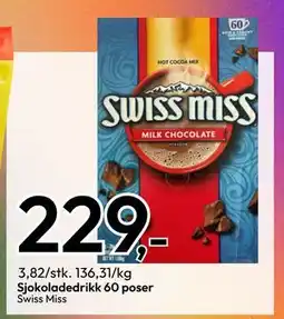 Gigaboks Sjokoladedrikk 60 poser, NOK 229 tilbud