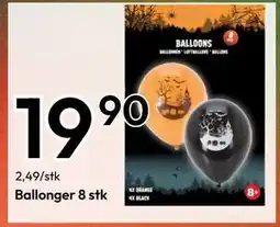 Gigaboks Ballonger 8 stk, NOK 19.9 tilbud