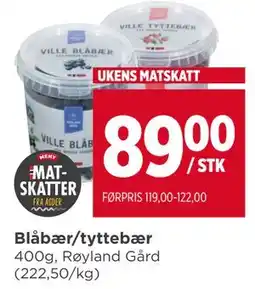 Meny Blåbær/tyttebær, NOK 89 tilbud