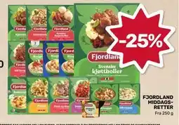 Matkroken FJORDLAND MIDDAGSRETTER tilbud