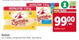 Meny Gulost, NOK 99 tilbud