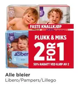 Meny Alle bleier tilbud