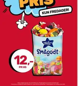 Matkroken Nidar smågodt i løsvekt., NOK 12 tilbud