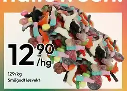 Gigaboks Smågodt løsvekt, NOK 12.9 tilbud