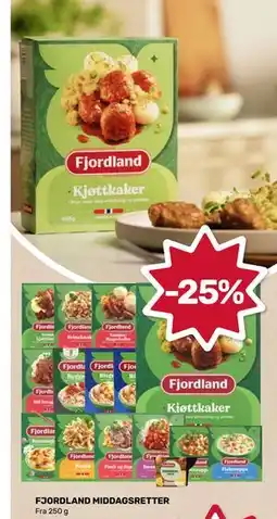 Matkroken FJORDLAND MIDDAGSRETTER tilbud
