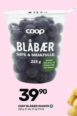 Matkroken COOP BLÅBÆR SHAKER, NOK 39.9 tilbud