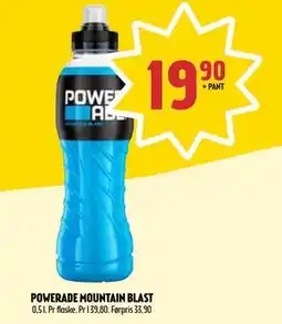 Coop Prix POWERADE MOUNTAIN BLAST, NOK 19.9 tilbud