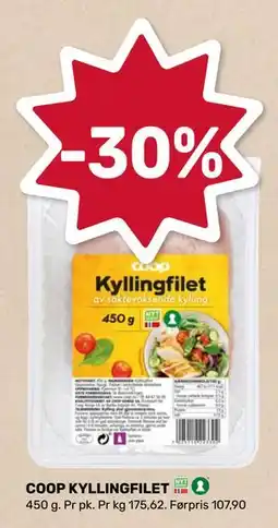 Matkroken COOP KYLLINGFILET tilbud