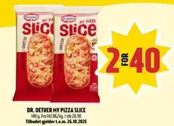 Coop Prix DR. OETKER MY PIZZA SLICE, NOK 40 tilbud
