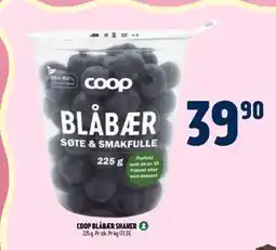 Coop Prix COOP BLÅBÆR SHAKER, NOK 39.99 tilbud