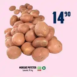 Coop Prix NORSKE POTETER, NOK 14.9 tilbud