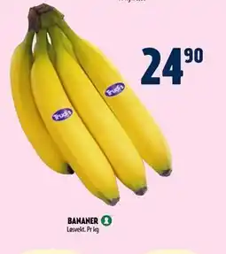 Coop Prix BANANER, NOK 24.9 tilbud