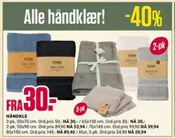 Europris HÅNDKLE tilbud
