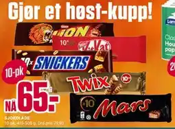 Europris SJOKOLADE, NOK 65 tilbud