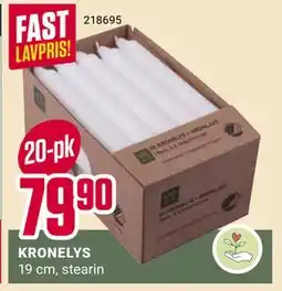 Europris KRONELYS, NOK 79.9 tilbud