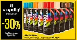 Europris SPRAYMALING, NOK 48.93 tilbud