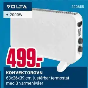 Europris KONVEKTOROVN, NOK 499 tilbud