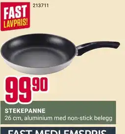 Europris STEKEPANNE, NOK 99.9 tilbud