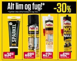 Europris Alt lim og fug! tilbud
