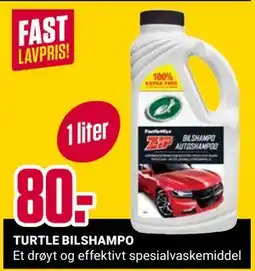 Europris TURTLE BILSHAMPO, NOK 80 tilbud