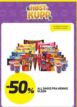 Bunnpris ALL SMÅIS FRA HENNIG OLSEN tilbud