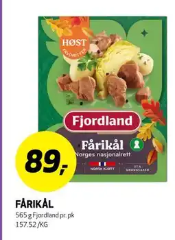 Bunnpris FÅRIKÅL, NOK 89 tilbud
