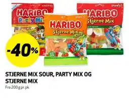 Bunnpris STJERNE MIX SOUR, PARTY MIX OG STJERNE MIX tilbud
