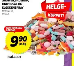 Bunnpris SMÅGODT, NOK 9.9 tilbud