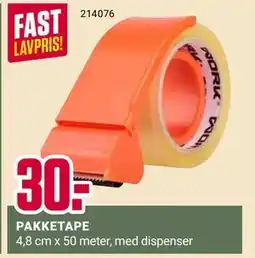 Europris PAKKETAPE, NOK 30 tilbud