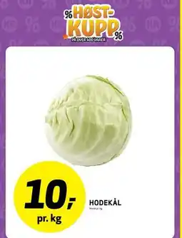 Bunnpris HODEKAL, NOK 10 tilbud